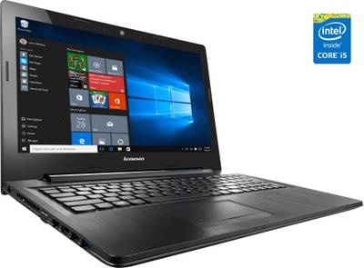 Lenovo G50-80 80E5038PIN Intel Core - (8 GB DDR3/1 TB HDD/Windows 10/2 GB Graphics) Notebook (15.6 inch, Black) 