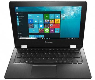 Lenovo Yoga 300 80M0007KIN Pentium Quad Core - (4 GB DDR3/500 GB HDD/Windows 10 Home) 2 in 1 Laptop (11.6 inch, Black) 