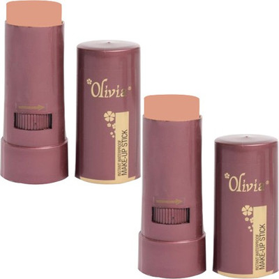 

Olivia Instant Waterproof Make Up Stick Concealer Pack of 2 Concealer(05 Touch and Glow, 15 g)
