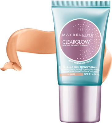 

Maybelline Clear Glow BB Cream Concealer(Nude 01, 18 ml)
