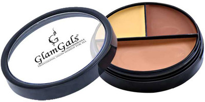 

GlamGals Matte Finish waterproof Trio Concealer Palette Concealer(Multicolor, 250 g)