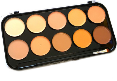 

Kiss Beauty Face Contour Highlighter And Bronzer Palette Concealer(Multi Beige-01)