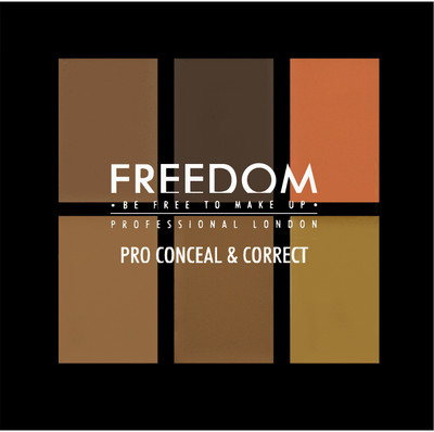 

Freedom Makeup London Pro Conceal and Correct Concealer(Dark, 6 g)