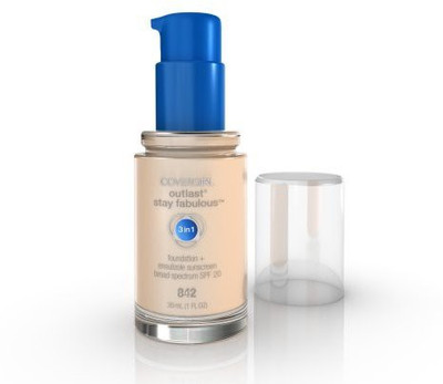 

Cover Girl Outlast Stay Fabulous 3-in-1 Foundation Concealer(Medium Beige 842)