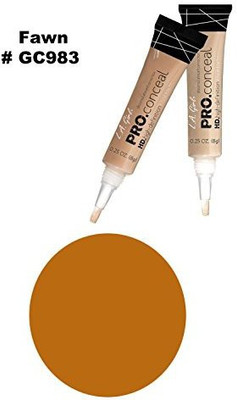 

L.A. Girl pro Concealer 3 X Gc983 Fawn Hd. High Definition Liquid Concealer(Brown)