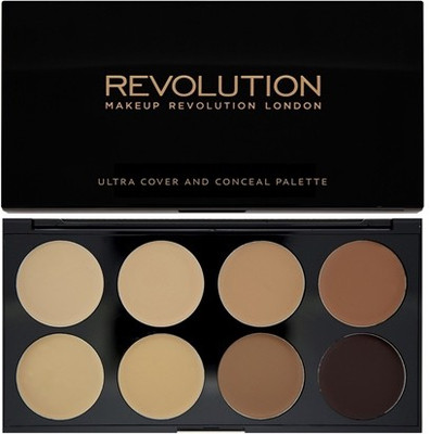 

Makeup Revolution Ultra Cover and Palette Concealer(Medium Dark, 10 g)