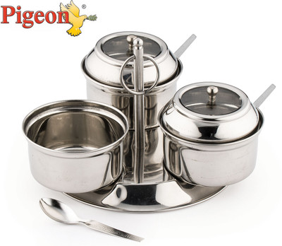 

Pigeon Pickle 3 Piece Condiment Set(Stainless Steel)