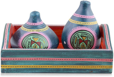 

VarEesha Teracota 3 Piece Salt & Pepper Set(Stoneware)