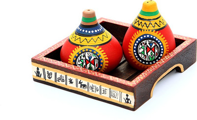 

INDIKALA 3 Piece Salt & Pepper Set(Wooden)