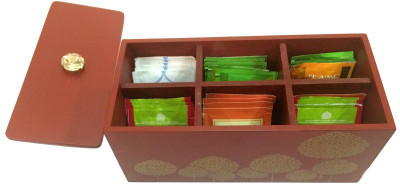 

Aradhana Arts Teabags Box 1 Piece Condiment Set(Wooden)
