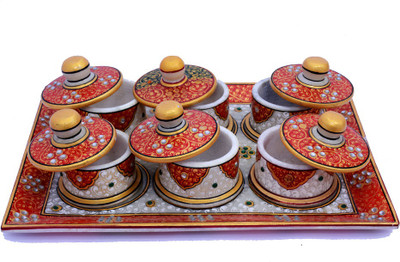 

JT International 6 Piece Salt & Pepper Set(Marble)