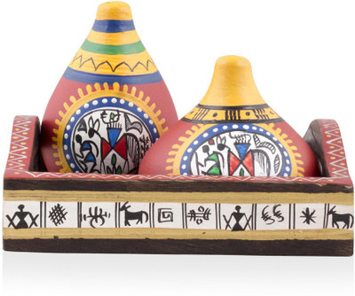 

VarEesha Teracota 3 Piece Salt & Pepper Set(Stoneware)