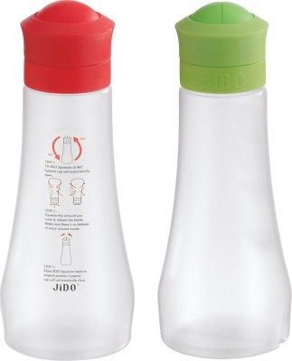 Primeway Jido - Automatic Open & Close Dispenser Squeezer Bottle 2 Piece Oil & Vinegar Set(Plastic) at flipkart