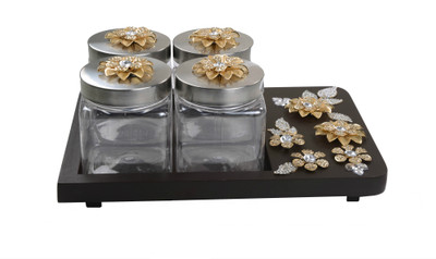 

Aradhana Arts Gift Set 5 Piece Condiment Set(Plastic)