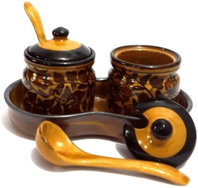 

Indeasia Srijan 7 Piece Condiment Set(Stoneware)