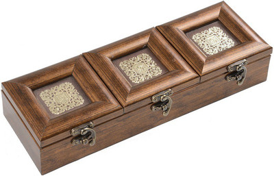 

Aradhana Arts Gold Lid Box 1 Piece Condiment Set(Plastic)