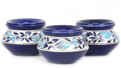 VarEesha Handcrafted 3 Piece Condiment Set(Ceramic)