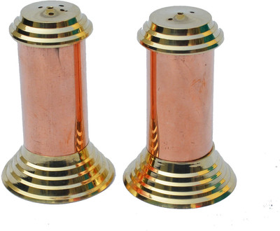 Veda Home & Lifestyle 2 Piece Salt & Pepper Set(Copper)
