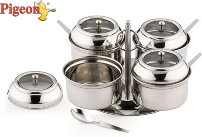 Pigeon 4 Piece Condiment Set(Stainless Steel)