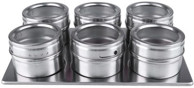 MK Stainless Steel Magnetic 7 Piece 7 Piece Spice Set(Steel)