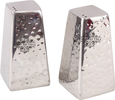

IndianArtVilla 2 Piece Salt & Pepper Set(Stainless Steel)