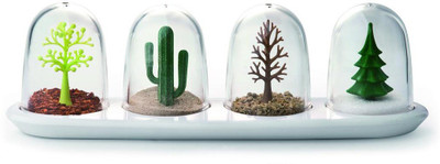 

GeekGoodies Four Seasons 4 Piece Condiment Set(Plastic)