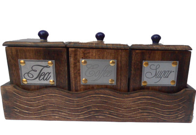 

HANDICRAFT 1 Piece Condiment Set(Wood)