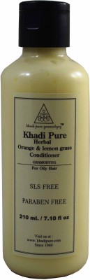 

Khadi Pure NATURAL HERBAL ORANGE LEMONGRASS HAIR CONDITIONER- SLS & PARABEN FREE(210 ml)