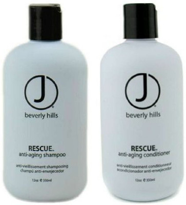 

J Beverly Hills J Beverly Hills Rescue Anti-Aging Shampoo 12 oz + Rescue Conditioner 12 oz(354 ml)