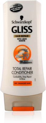 

Schwarzkopf Gliss Total Repair Conditioner Dry Damaged Hair(200 ml)