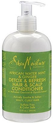

Shea Moisture African Water Mint & Ginger Detox & Refresh Hair & Scalp Conditioner 13 fl oz(384 ml)