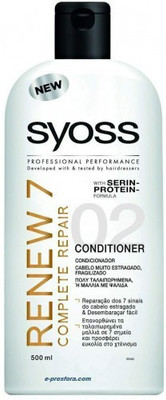 

Syoss Renew 7 Complete repair with serin Protein Formula 02 Conditioner(500 ml)