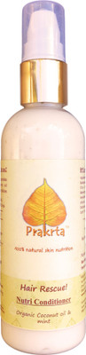 

Prakrta Hair Rescue Nutri Conditioner - with organic coconut oil & mint(110 ml)