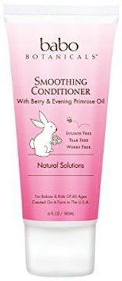 

Babo Botanicals Smoothing Conditioner, Berry Primrose, 6 Ounce - Natural Conditioner, Detangles Curls, Organic Ingredients(177 ml)