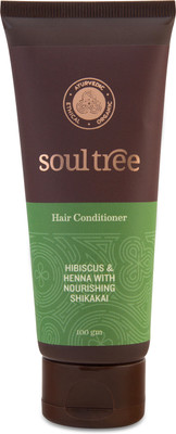 

SoulTree Hibiscus Hair Conditioner, With Henna & Nourishing Shikakai(100 g)