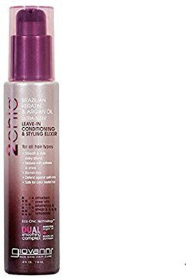 

Giovanni 2chic Brazilian Keratin & Argan Oil Ultra-Sleek Leave-In Conditioning & Styling 4.oz(118 ml)