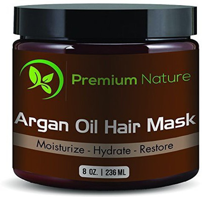 

Premium Nature Argan Oil Hair Mask, Deep Conditioner 8 oz, damaged hair Repair, Limited Edition, By Premium Nature(235 ml)