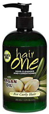 

Hair One Argan Oil Hair Cleanser Conditioner For Curly Hair(1000 ml)