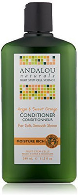 

Aroma Naturals Andalou Naturals Moisture Rich Conditioner, Argan and Sweet Orange, 11.5 Ounce(340 ml)