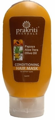 

Prakriti Herbals Conditioning Papaya Aloevera Olive Oil Hairmask(120 ml)