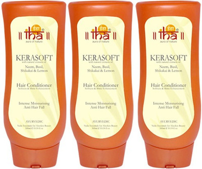 

IHA Ayurvedic Kerasoft Hair Conditioner With Neem & Shikakai (Pack of 3)(900 ml)