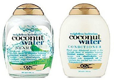 

OGX nix Weightless Hydration Coconut Water Shampoo/Conditioner Set 13oz(384 ml)