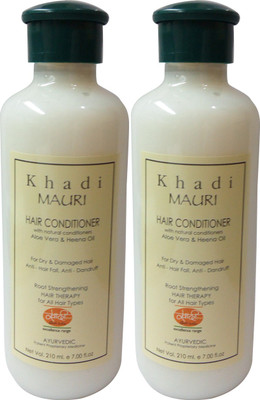 

Khadi Mauri Hair Conditioner Herbal Pack of 2 Ayurvedic & Natural 210 ml each(420 ml)