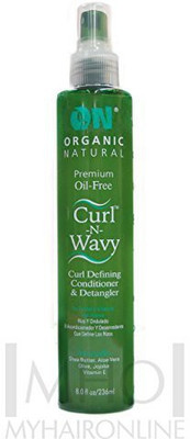 Organic Natural ON Curl N Wavy Avocado Curl Defining & Detangler(240 ml)