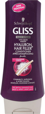 

Gliss Hyaluron Hair Filler Conditoner with liquid Keratin(399 ml)