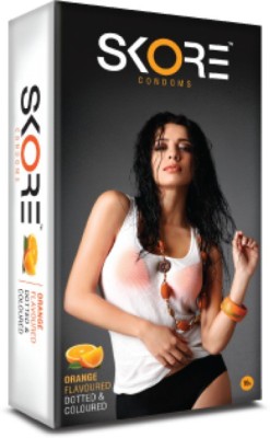 

Skore Orange Flavoured 10'S Pack X 10 Condom(Set of 10, 100S)