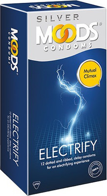 

Moods Silver Electrify 12's (Pack of 2) Condom(Set of 12, 24S)