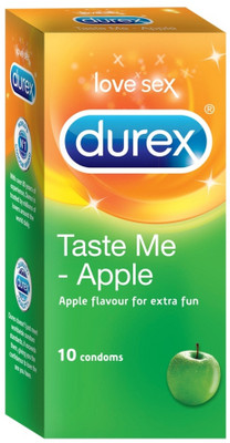 Durex Love Sex Taste Me Apple Condom(Set of 3, 10S) available at flipkart for Rs.399