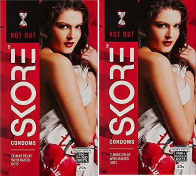 Skore Not Out Condom(Set of 2, 20S) available at flipkart for Rs.144