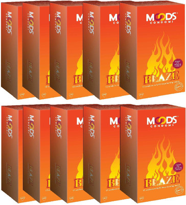 Moods Blaze Condom(Set of 10, 120S)